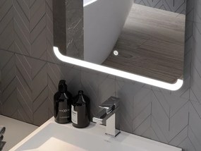 Mexen Nida specchio da bagno retroilluminato 120 x 80 cm, LED 6000K, antiappannamento - 9806-120-080-611-00