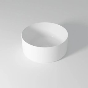Lavabo da appoggio Open OLYMPIA CERAMICA tondo D40 cm in ceramica bianco