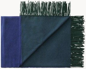 Plaid in lana Franja