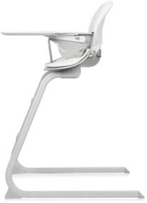 Lionelo - Sedia da pranzo per bambini 2in1 DALIA bianco/grigio