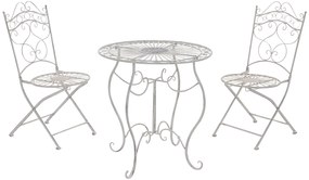 Set Da Giardino Indra: Eleganza E Design Nostalgico / Antik Weiß