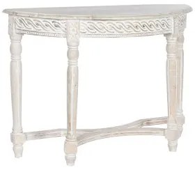 Consolle Home ESPRIT Bianco Legno di mango 114,3 x 38,1 x 82 cm