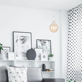 Lampadario a sospensione con filo ASTRID 1xE27/60W/230V bianco