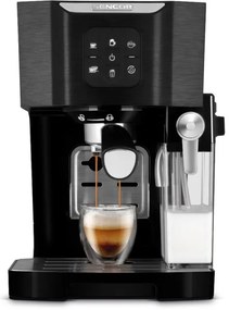 Sencor - Macchina da caffè espresso a leva 1450W/230V nero/cromo opaco