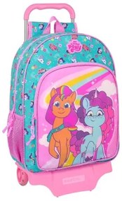 Trolley per la Scuola My Little Pony Magic Rosa Turchese 33 x 42 x 14 cm
