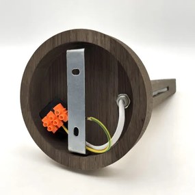 Brilagi - Lampada da parete LED ANTHONY 1xE14/40W/230V noce marrone