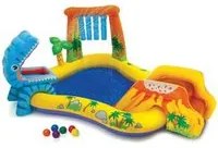 piscina gonfiabile rettangolare gioco dinosauro +3 anni - cm.249x191x109h. - peso kg.5,20 (57444) fer220002