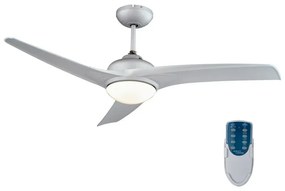 Ventilatore da soffitto Tokyo argento, D. 132 cm INSPIRE