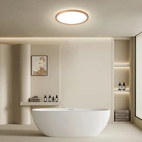 Brilagi - Plafoniera LED per bagno ULTRA SOTTILE LED/24W/230V Ø 42 cm oro rosa IP54