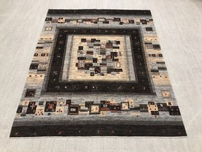 Loribaft Tappeto persiano 210x240 Grigio (Iran) Annodato A Mano