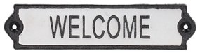 Insegna in ghisa 21x5 cm Welcome - Esschert Design