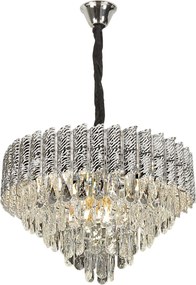 Lampada Cristal G055-CP 50cm CHROME