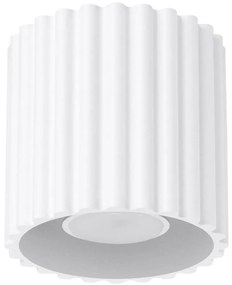 Sollux SL.1779 - Faretto AURA 1xGU10/10W/230V 10 cm bianco