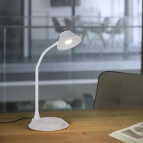 JUST LIGHT. 14414-16 - Lampada da tavolo dimmerabile a LED ricaricabile PUCKI LED/4,5W/230V bianco