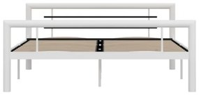 Giroletto Bianco e Nero in Metallo 120x200 cm