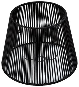 Paralume da esterno con corda nera IP54 40/28/30 - Jayla