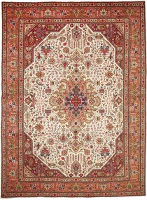 Tabriz Tappeto 330x250 Rosso (Iran) Annodato A Mano