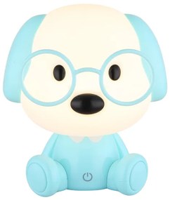 Globo 21761B - Lampada notturna LED ricaricabile PUPPY 1W/5V 500mAh blu