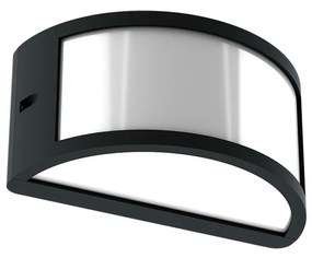 Applique Moon Design E27 Curva per Esterni IP65 - Nera