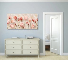 Stampa su tela – Tulipani rosa antico