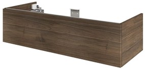 Mobile da bagno sotto lavabo SENSEA Neo Frame noce lucido L 120 x H 32 x P 48 cm, lavabo non incluso