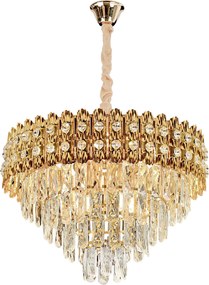 Lampada Cristal G058-CP 60CM GOLD