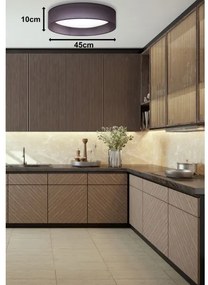 Duolla - Plafoniera LED ROLLER LED/24W/230V diametro 45 cm antracite