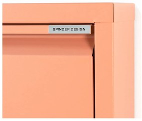 Scarpiera in metallo color salmone Billy - Spinder Design