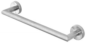 Porta asciugamani a muro 35 cm in acciaio inox satinato Galassia