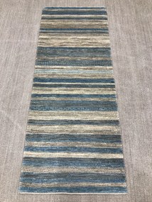 Loribaft Tappeto persiano 80x210 Blu (Iran) Annodato A Mano