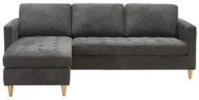 Divano angolare grigio scuro Firenze - House Nordic