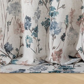 Tenda azzurra/color crema 135x250 cm Flosi – Restilo