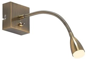 Lindby - Jolka LED Applique da Parete Brass Lindby