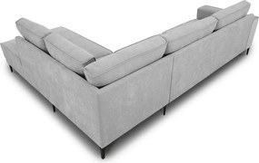 Divano angolare grigio (con penisola a destra/a L) Copenhagen – Scandic