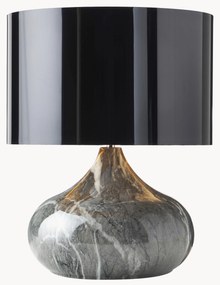 Lampada da tavolo con effetto marmo Mamo