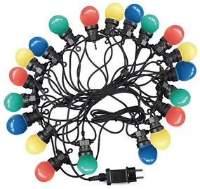 Catena LED da esterno STRING RGB 10m 20xLED/0,5W/230V IP44