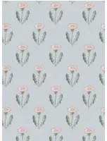 Sandberg Carta da parati Maskrosen - Soft Blue