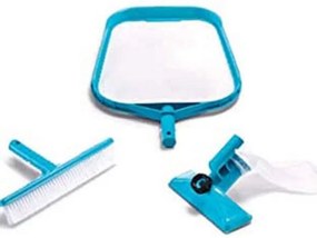 Intex - set di pulizia retina, spazzola e vacuum - peso KG.0,85 (29056)
