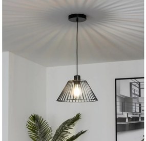Brilagi - Lampadario LED a sospensione su cavo CERIA WIRE, 1xE27/40W/230V, Ø 30 cm, nero