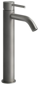 Miscelatore lavabo alto bocca corta per ciotola senza scarico Steel brushed 239 Flessa 54009 Gessi