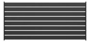 Pannello di recinzione in alluminio verniciato grigio GARDENGATE Pannello Antas L 200 x H 98.6 cm