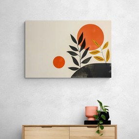 Quadro su tela – Japandi foglie