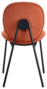 Sedie da pranzo in set di 2 pezzi in color mattone Cori - Marckeric