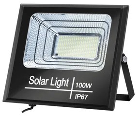 Aigostar - LED Faro solare dimmerabile LED/100W/3,2V IP67 + +TC