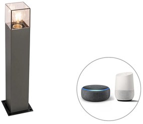 Lampada da esterno a stelo intelligente antracite 50 cm incl. Wifi P45 - Denmark