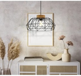 Eglo 44089 - Lampadario a sospensione su cavo PADSTOW 1xE27/60W/230V