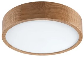 Plafoniera da bagno OAK 3xE27/15W/230V in rovere, Ø 37 cm, IP54