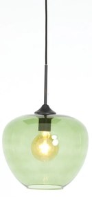 Lampada da soffitto verde con paralume in vetro ø 30 cm Mayson - Light &amp; Living