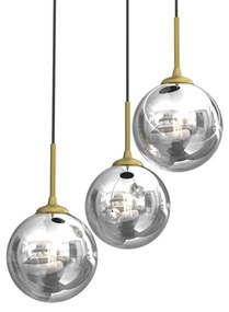 Lampadario a sospensione con filo REFLEX 3xE14/40W/230V