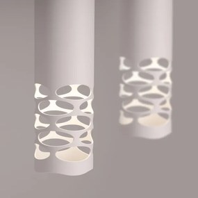 Sollux SL.1692 - Lampadario a sospensione con filo LIRO 2xGU10/10W/230V bianco